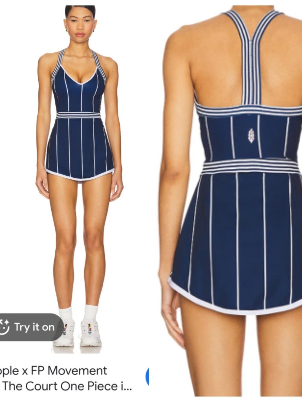 Free People X fp Movement Cool On The Court Baseball Tennis Padel Dress Xs
